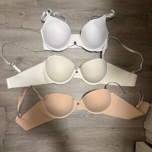 Elegant Women's Intimates Set - White, Cream, Tan. Never worn.